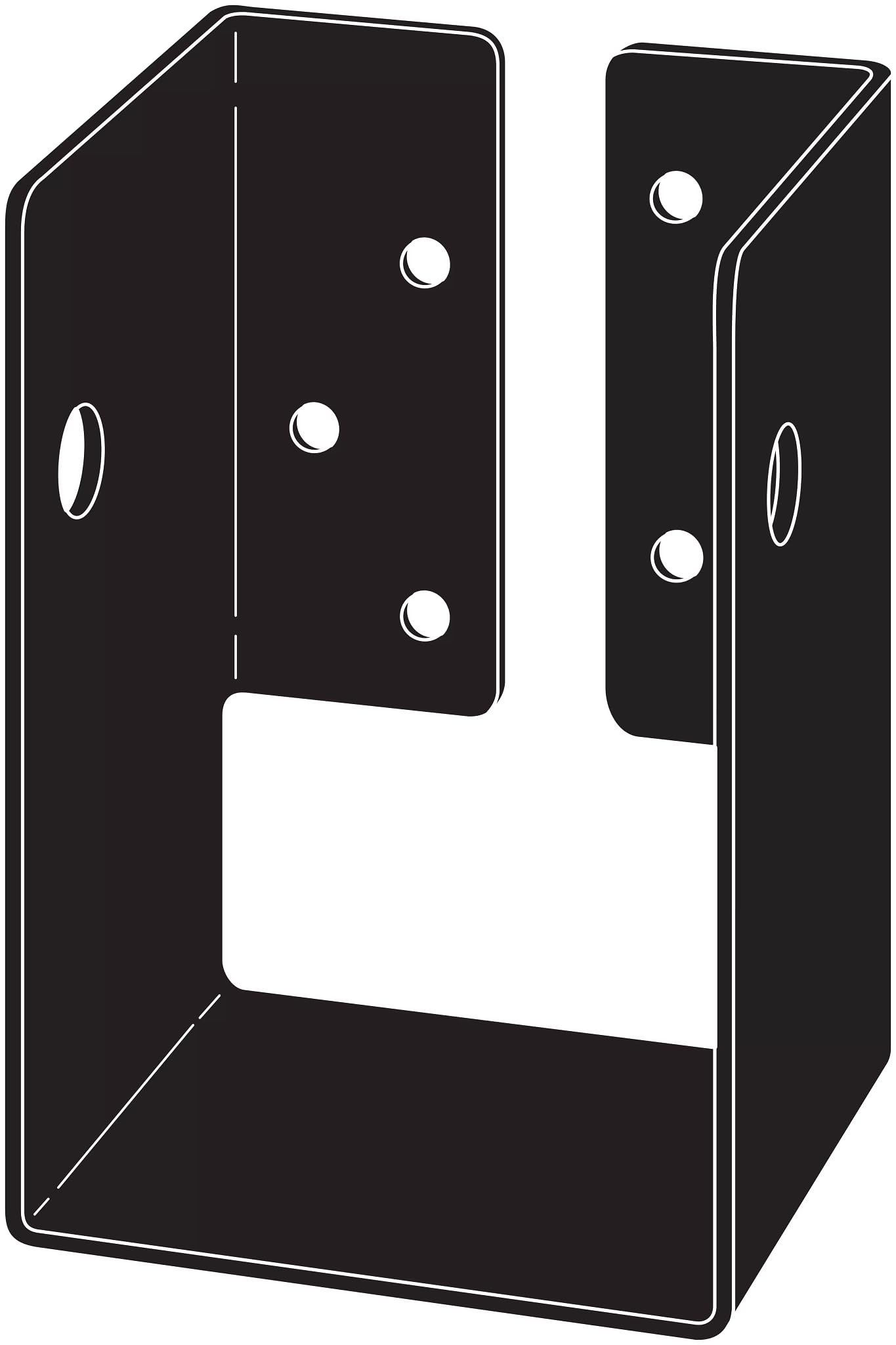 SIMPSON つなぎ Simpson NRU46Z Retrofit Hanger - ZMAX – Fasteners Plus